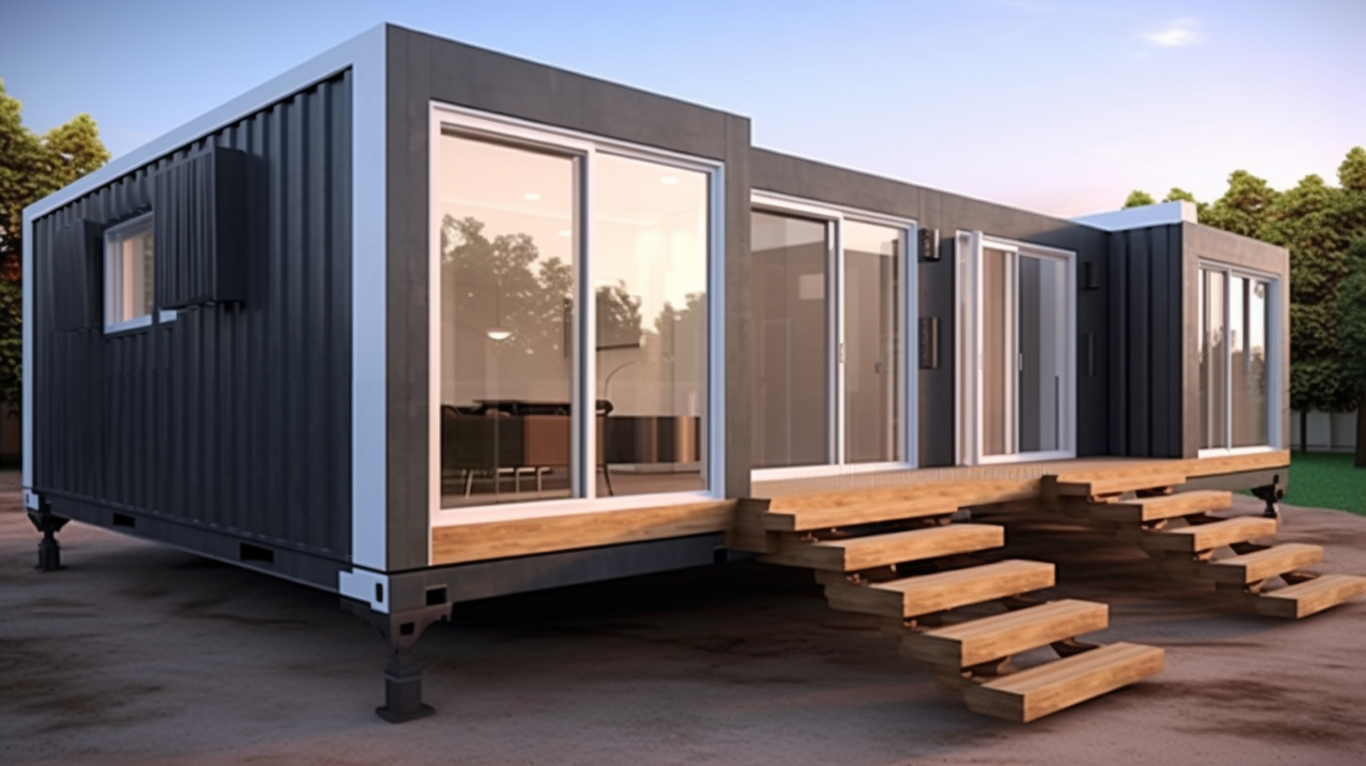 Expandable Shipping Container House